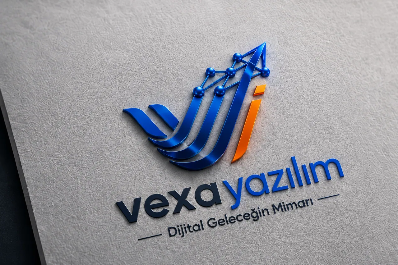 Vexa Yazılım duvar logo uygulaması