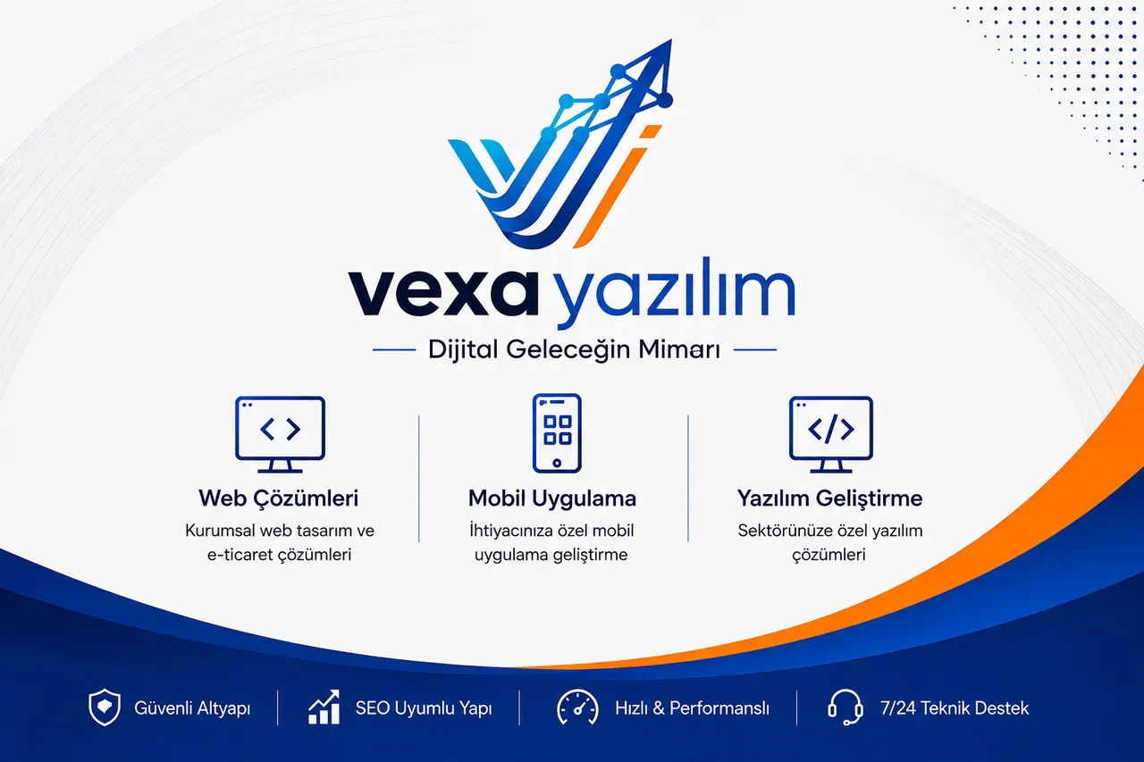Vexa Yazılım web, mobil ve yazılım hizmetleri sunumu